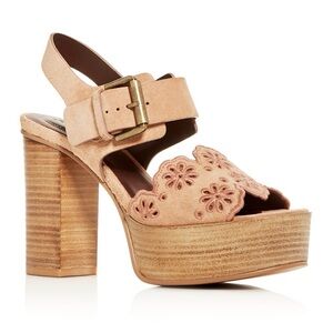 See By Chloe Pink Platform Sandals